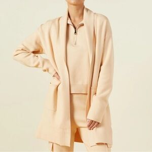 Monrow Supersoft Sweater Knit Cardigan - Vanilla